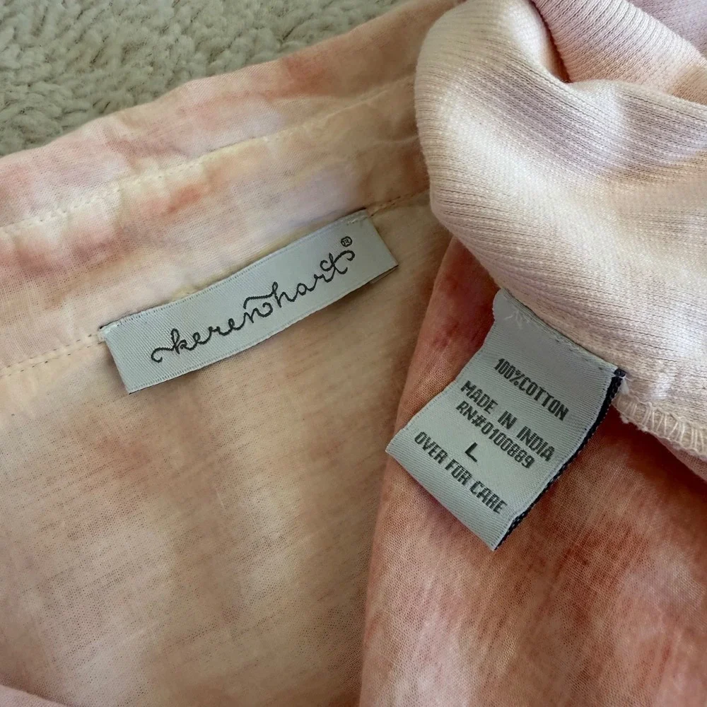 Granola Girl Cottagecore Button Up Shirt Roll Tab Sleeve Relaxed Indie Colorful‎